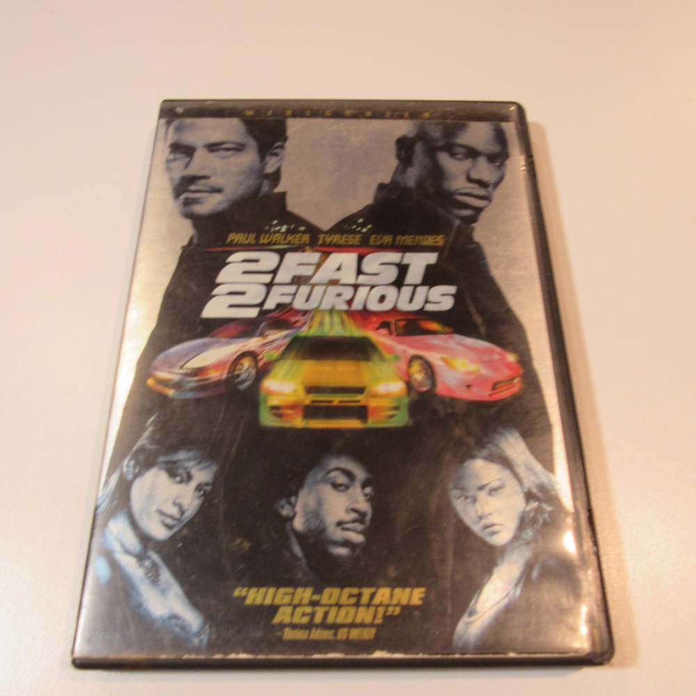 2 Fast 2 Furious DVD Movie Paul Walker Tyrese Gibson‎ High-Octane Action!
